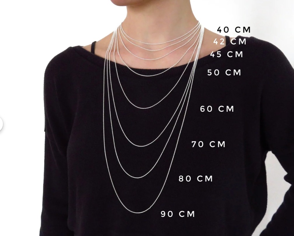 Guida alle lunghezze delle collane