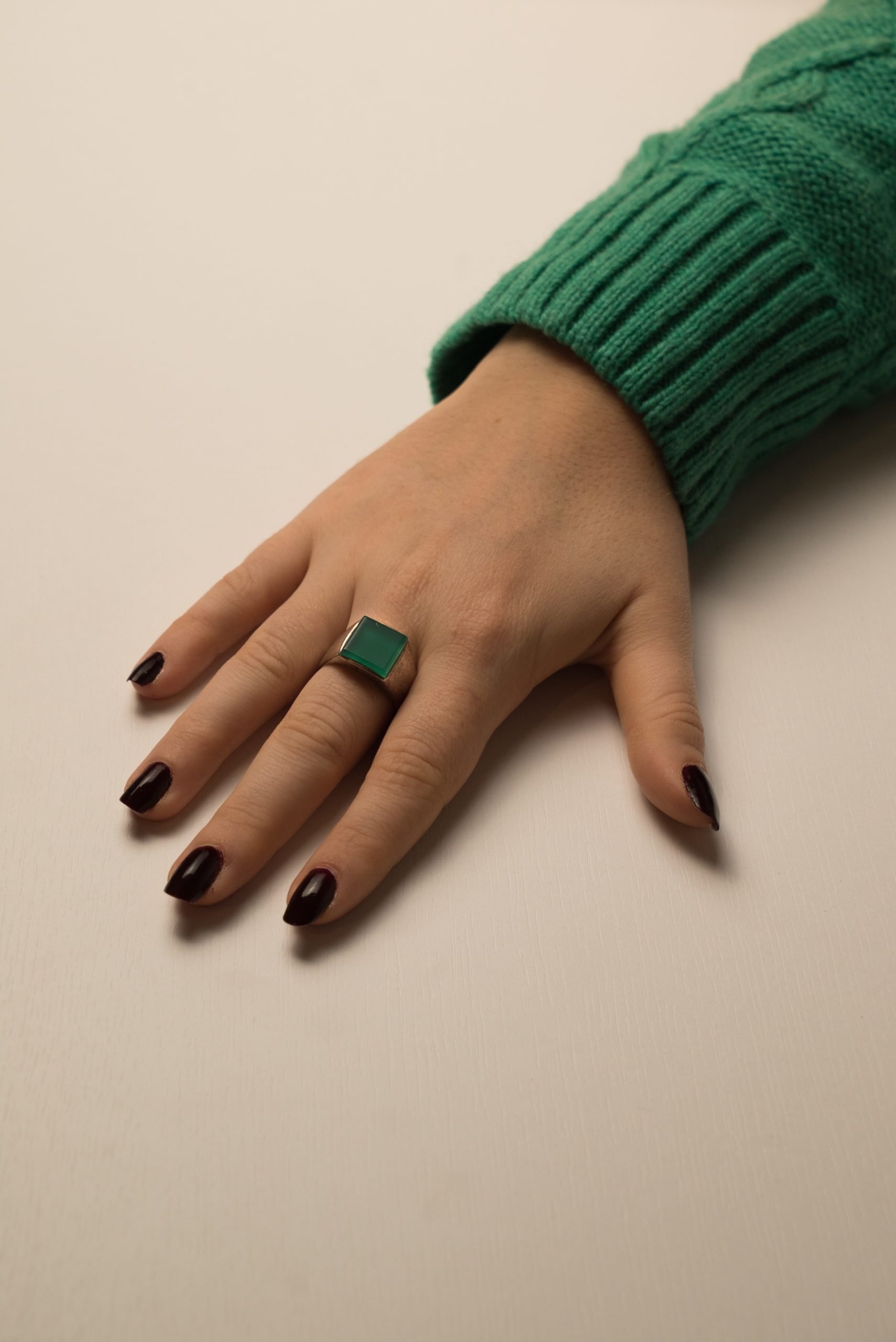 Anello Chevalier con pietra - immagine 3