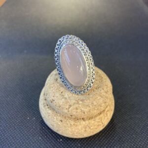 Anello con Quarzo rosa