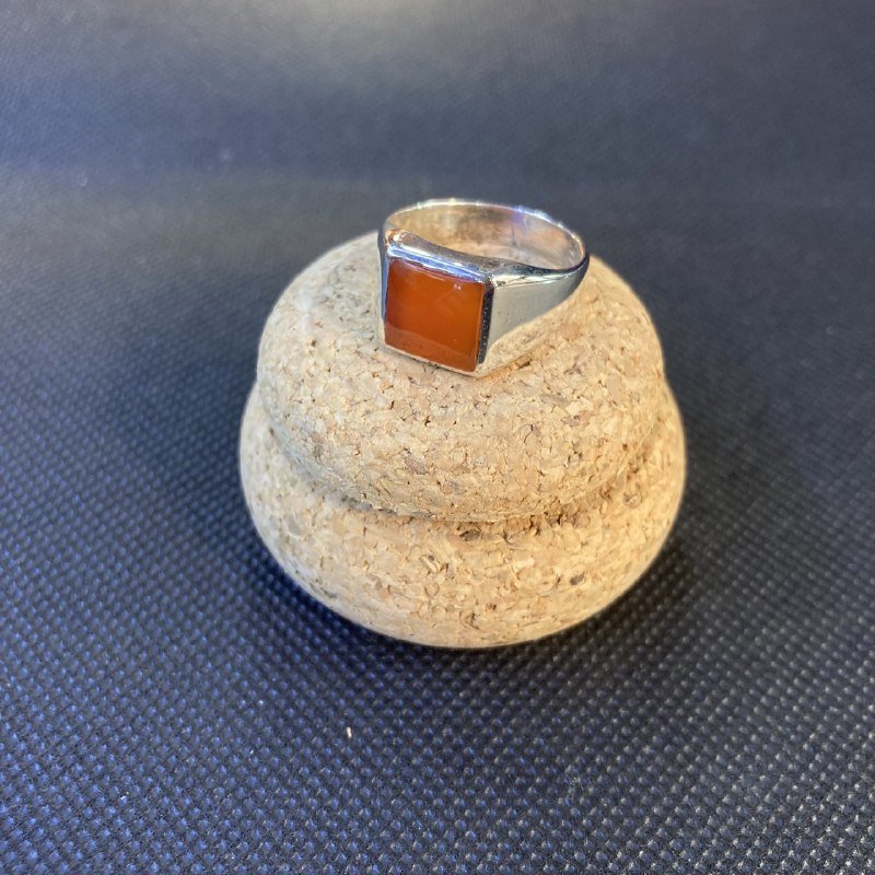 Anello con pietre naturali quadrate - immagine 5