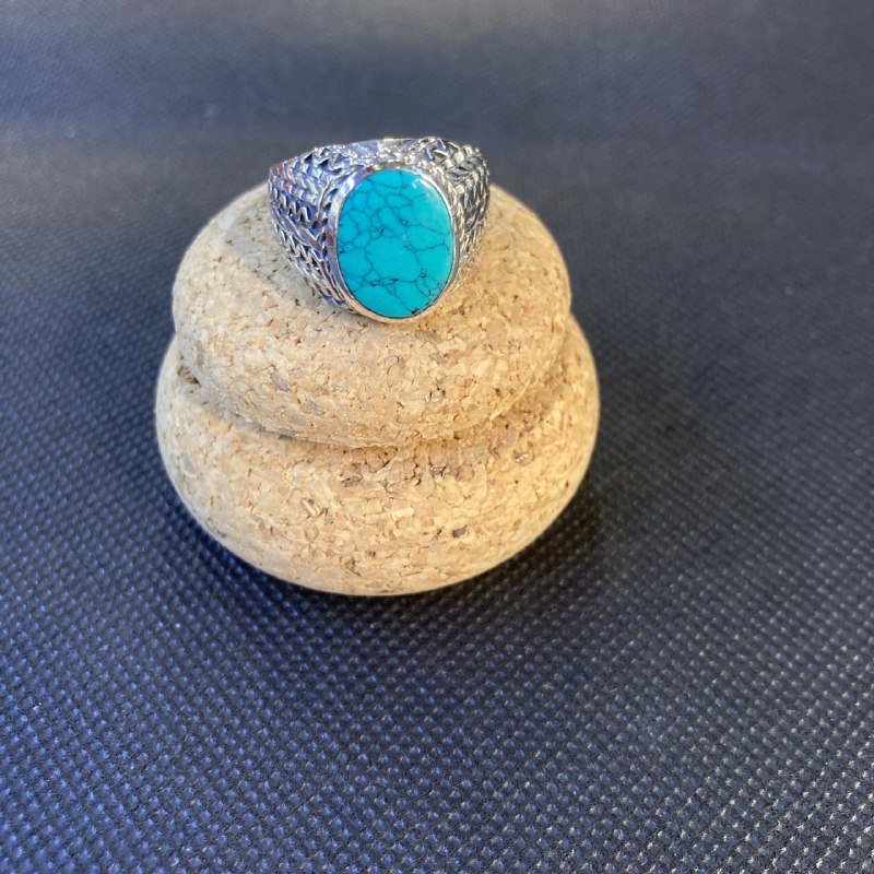 Anello con pietre naturali ovali