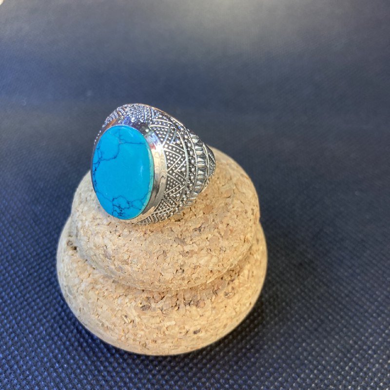 Anello con Onice/Turchese - immagine 3