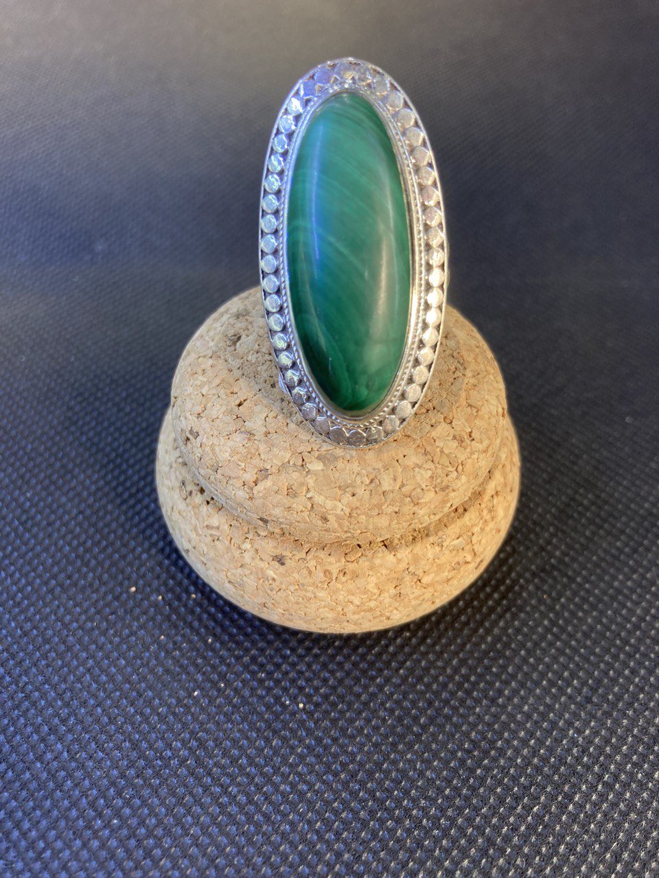 Anello con Malachite