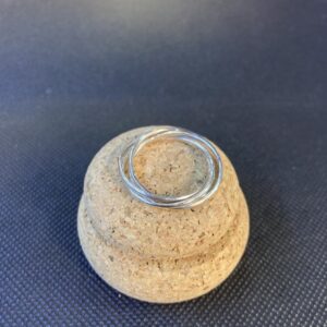 Anello Quattro Fili Intrecciati in Argento - Design Minimalista Lucido