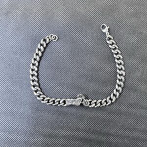 Bracciali Biker maglia grumetta in Acciaio