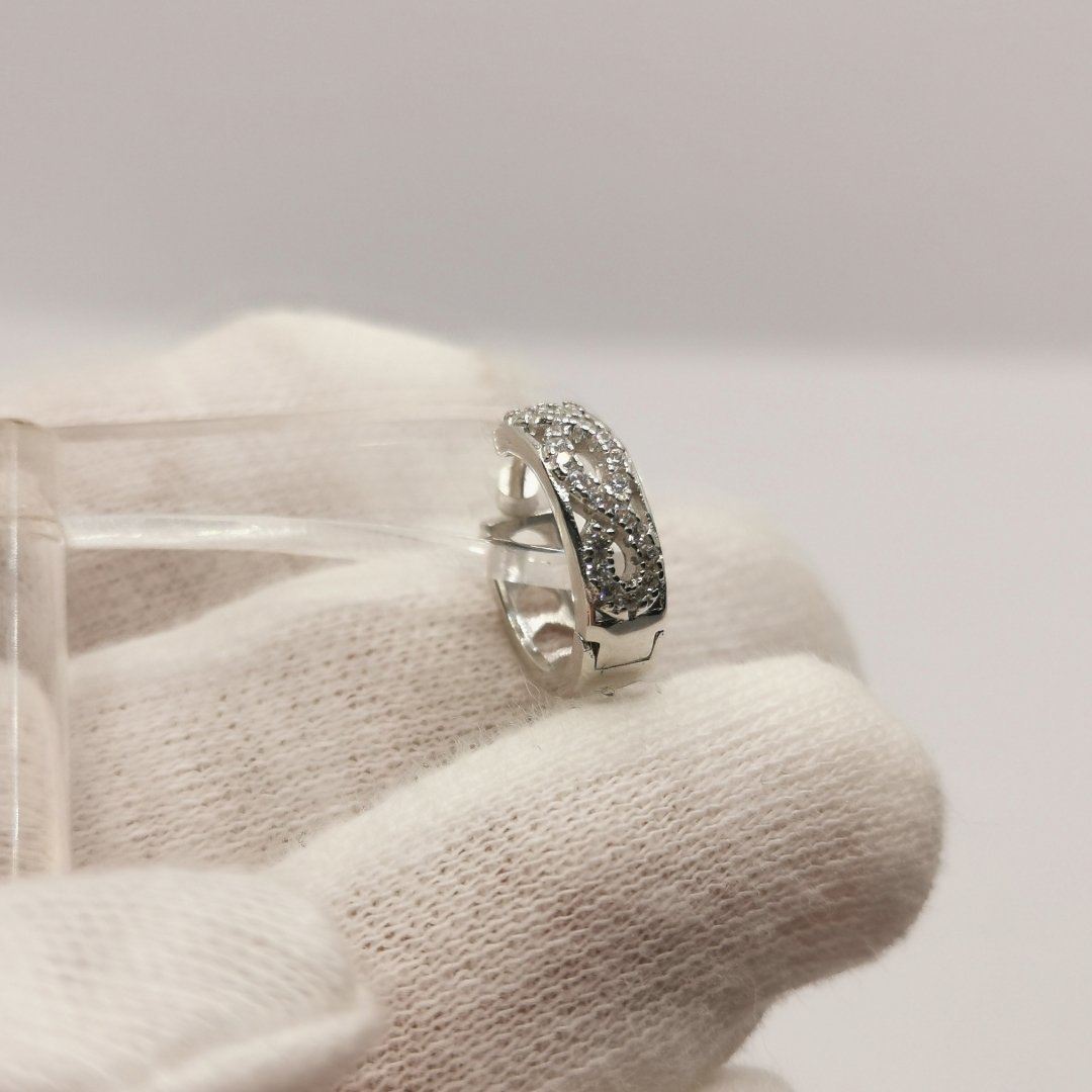 Crystal and heart earrings - immagine 6