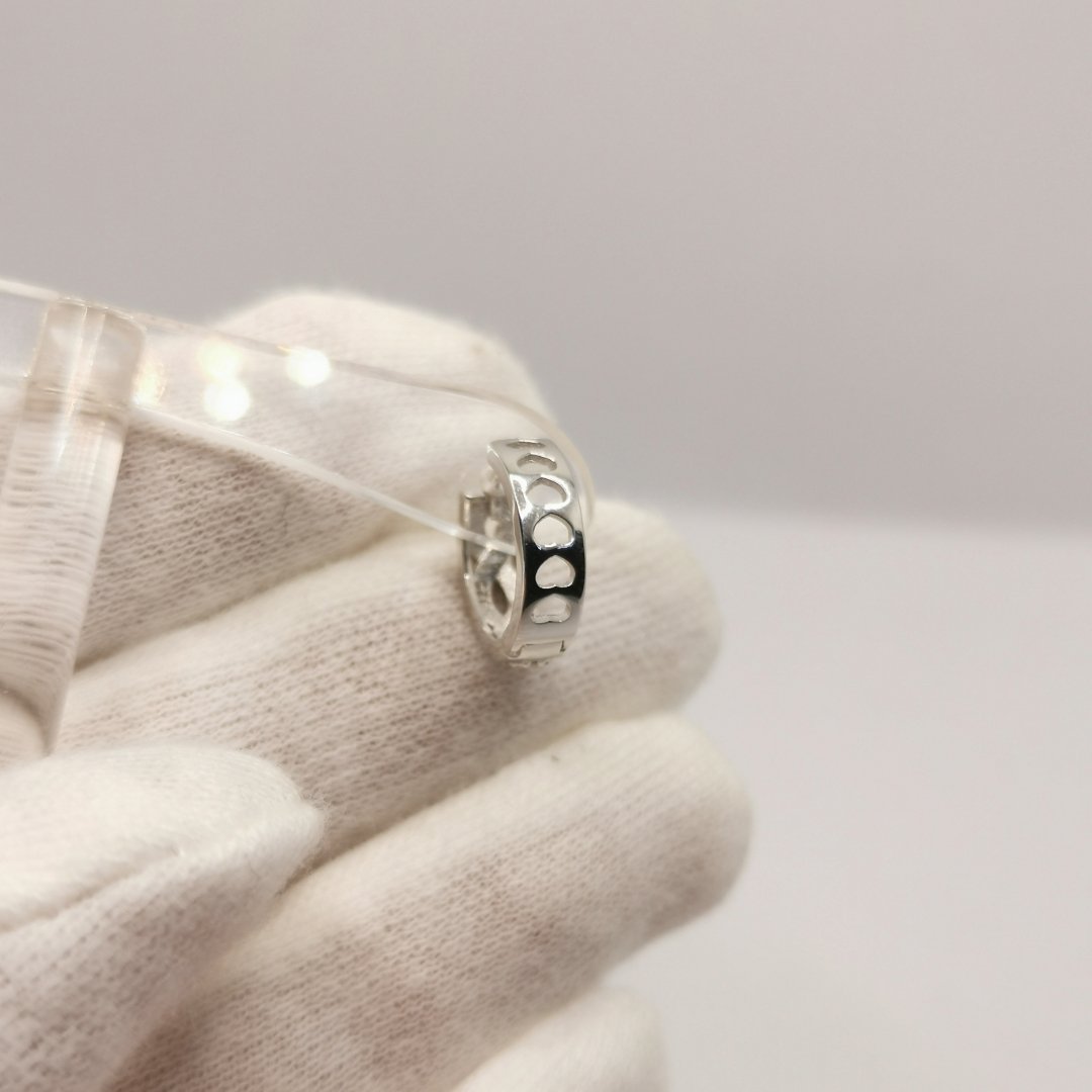 Crystal and heart earrings - immagine 4