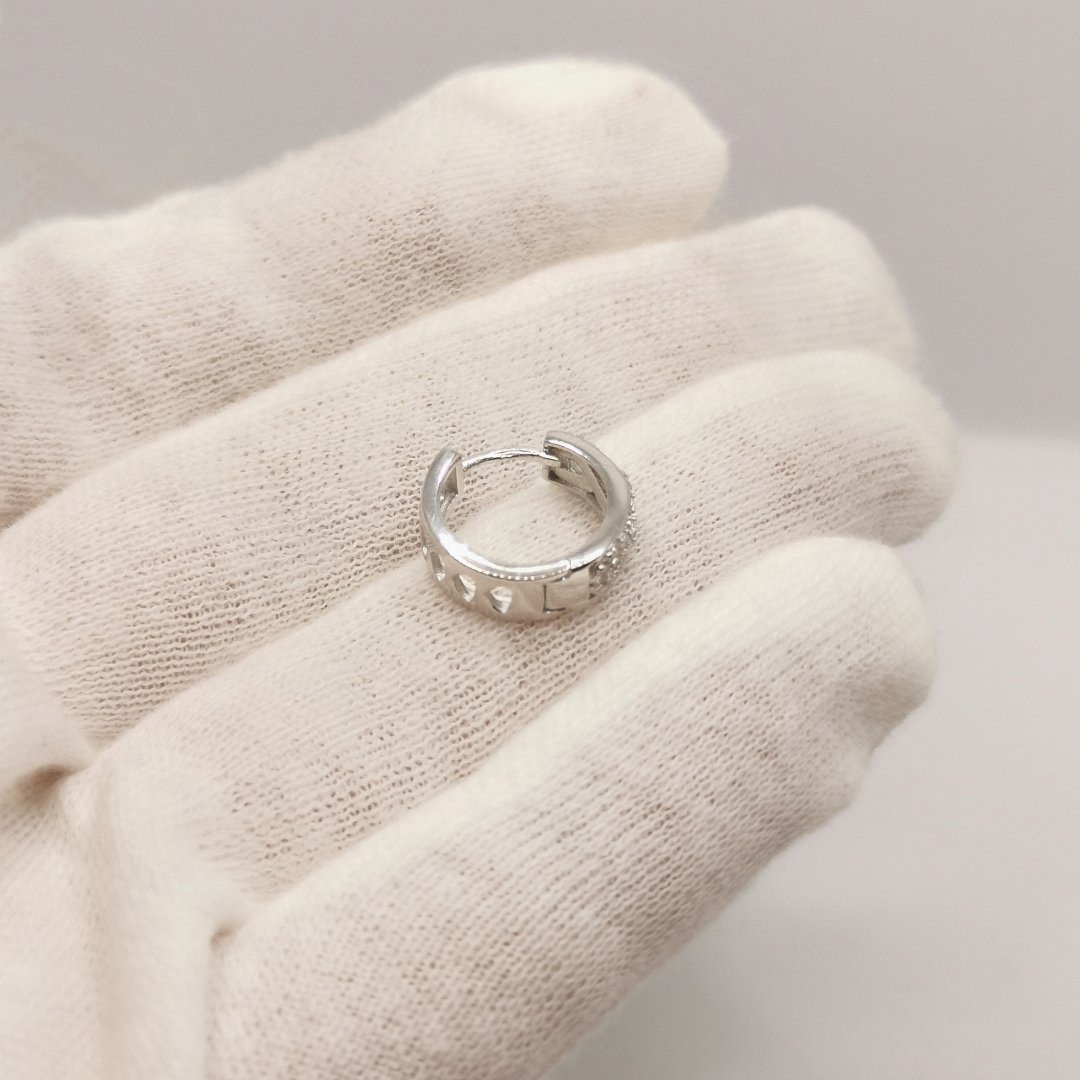 Crystal and heart earrings - immagine 2