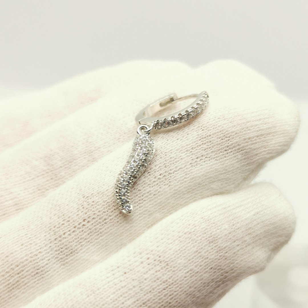 Crystal horn earrings - immagine 2