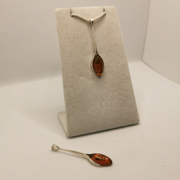 Amber Long drop Pendant - immagine 3