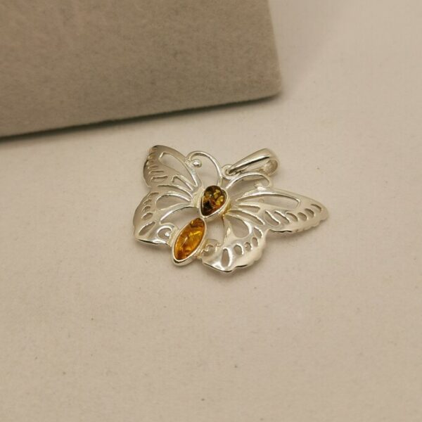 Ciondolo Butterfly Amber - immagine 2