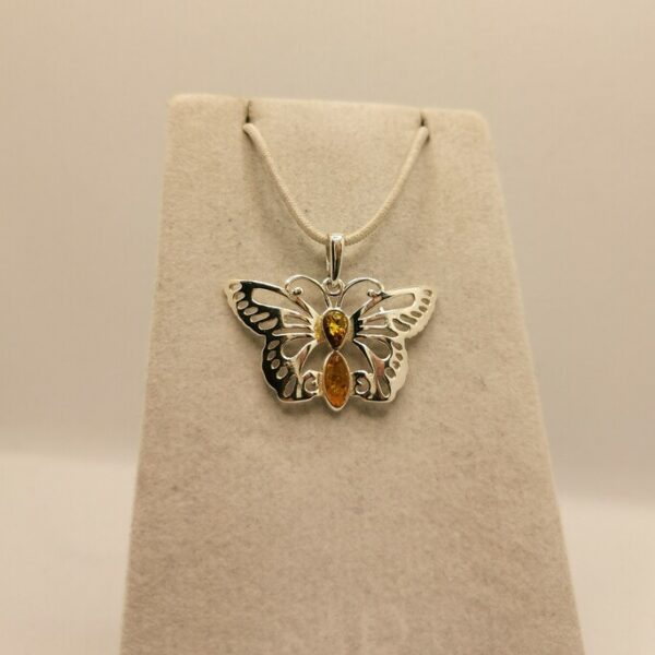 Ciondolo Butterfly Amber - immagine 3