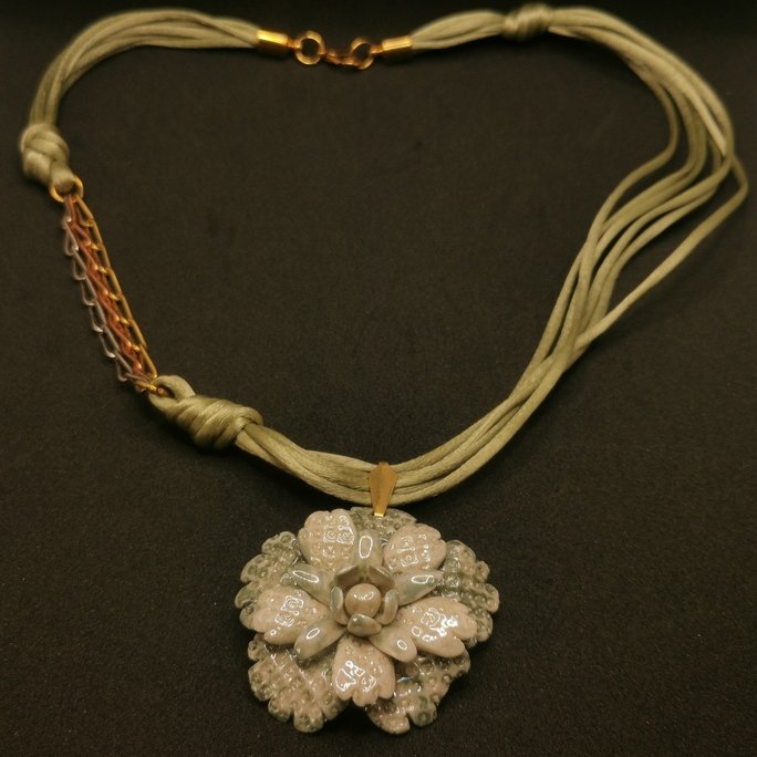 Ceramic - Green Flower - immagine 2