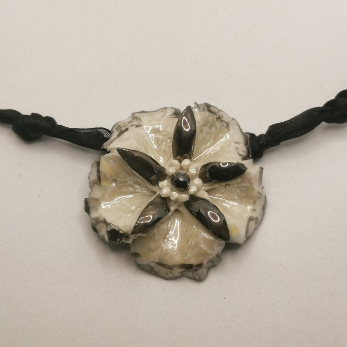 Ceramic - Black Flower - immagine 4