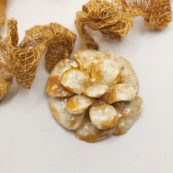 Ceramic - Orange Flower