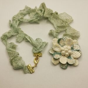 Ceramic - Green Flower