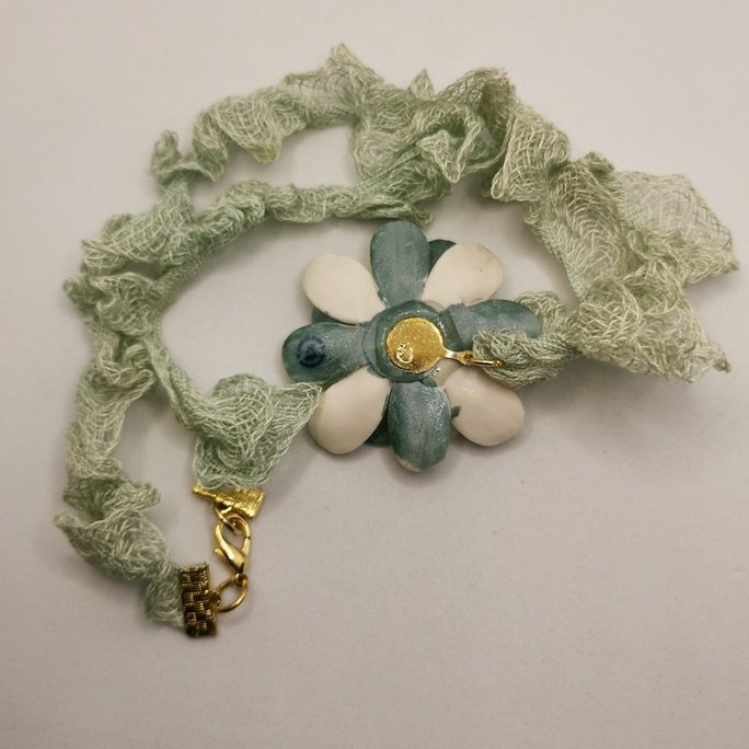 Ceramic - Green Flower - immagine 3