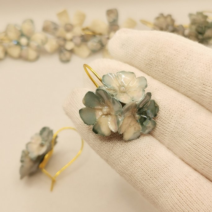 Ceramic - Baby Blue flower - immagine 5