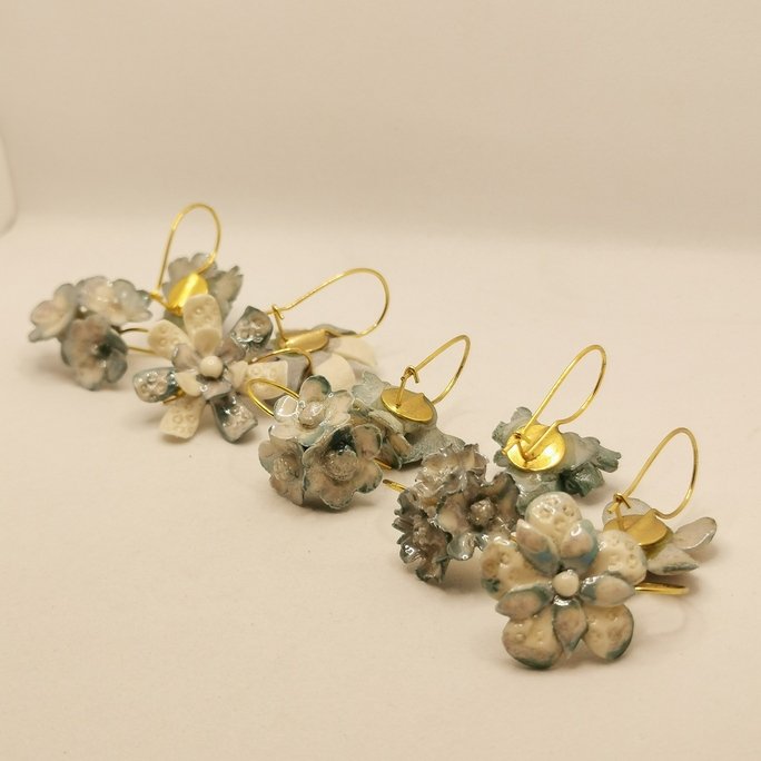 Ceramic - Baby Blue flower