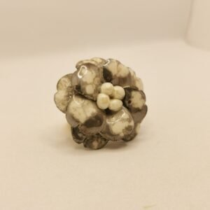 Ceramic - Grey Flower