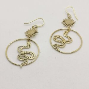 Sun&Snake earrings
