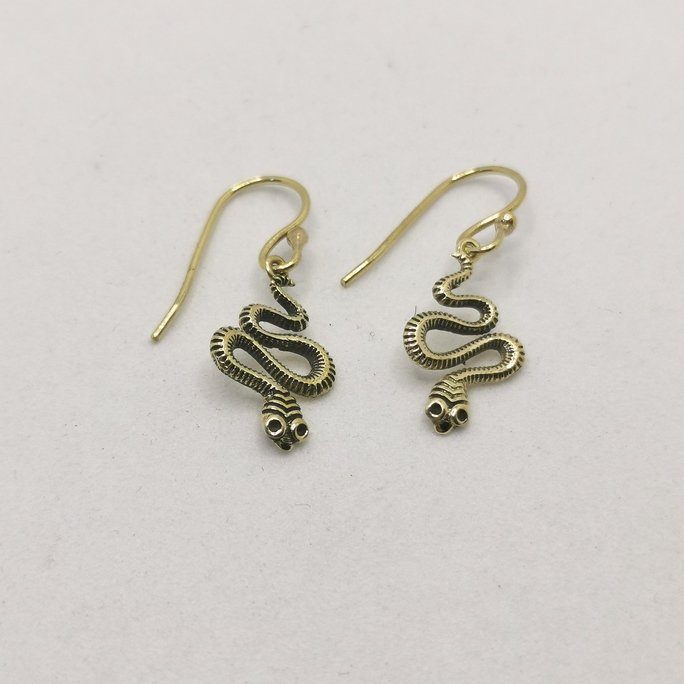 Snake earrings