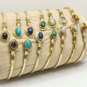 Brass Stone Bracelet