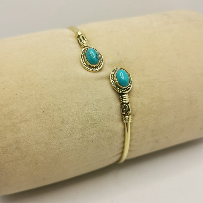 Brass Stone Bracelet - immagine 4