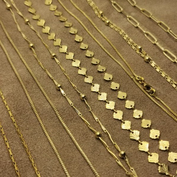 Collanine ottone - immagine 3