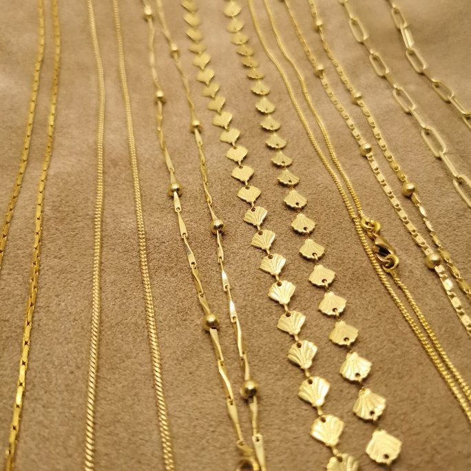 Collanine ottone - immagine 2