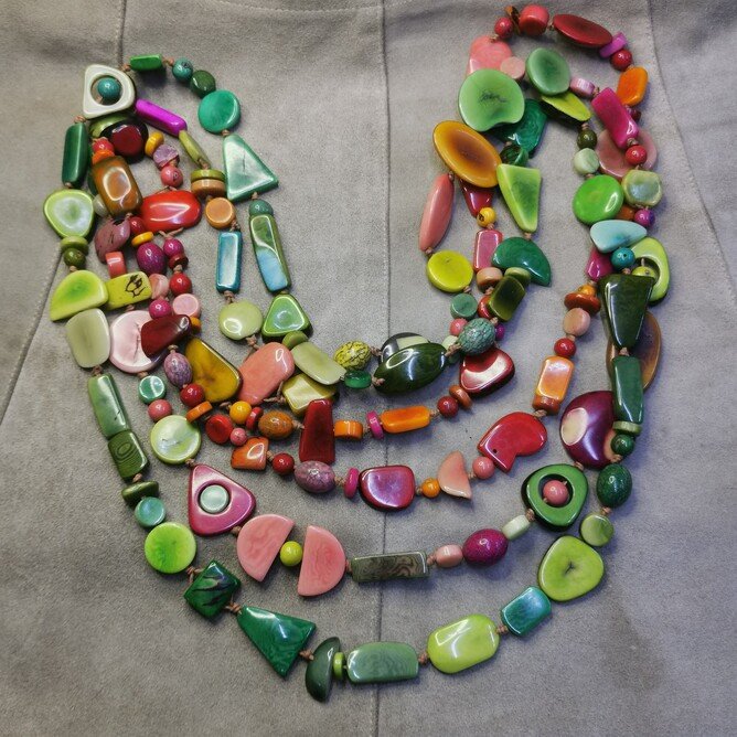 Collana in avorio vegetale - immagine 5