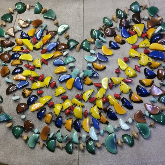 Collana in avorio vegetale - immagine 2