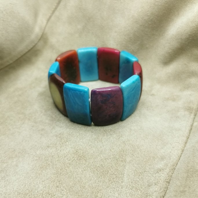 Bracciale in avorio vegetale - immagine 9