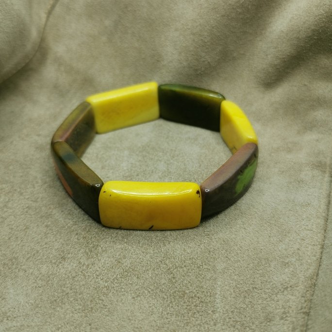 Bracciale in avorio vegetale - immagine 10
