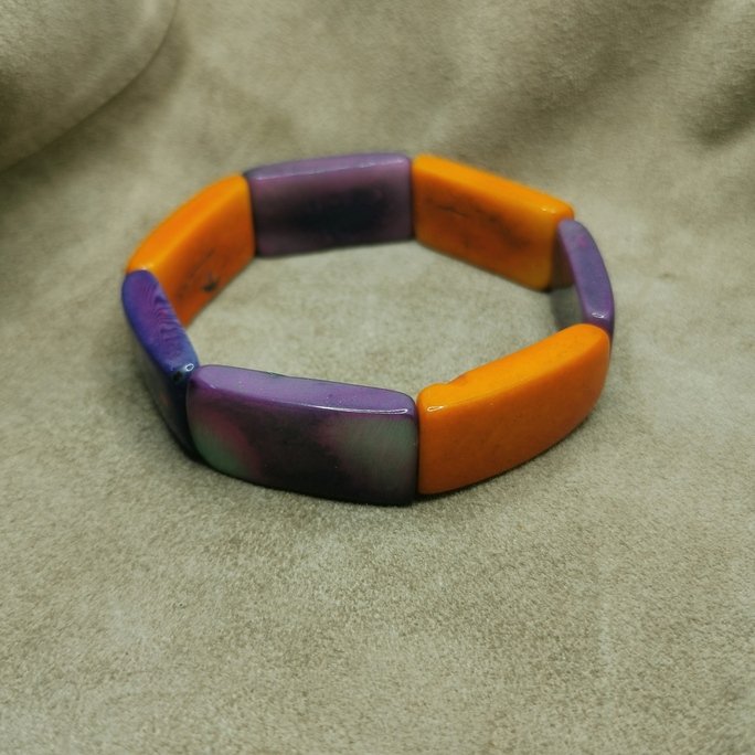Bracciale in avorio vegetale - immagine 12