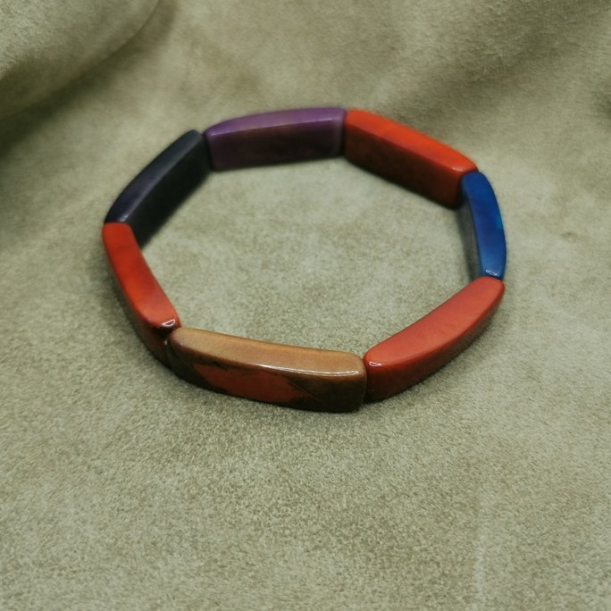 Bracciale in avorio vegetale - immagine 15