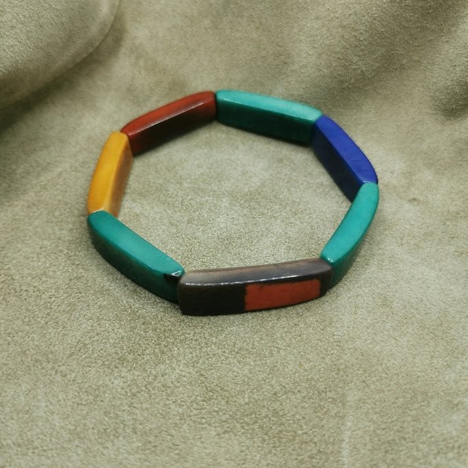 Bracciale in avorio vegetale - immagine 14