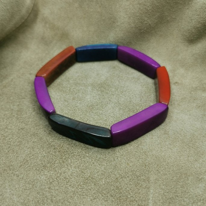 Bracciale in avorio vegetale - immagine 13