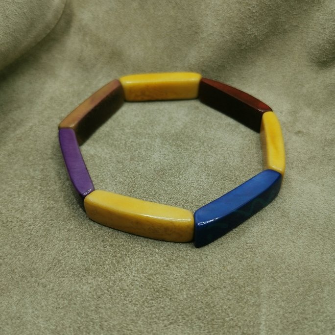 Bracciale in avorio vegetale - immagine 12