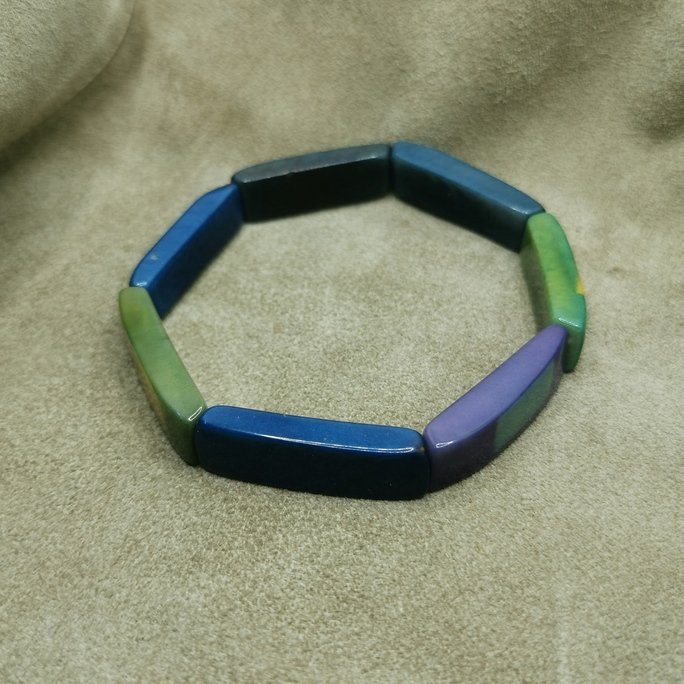 Bracciale in avorio vegetale - immagine 11