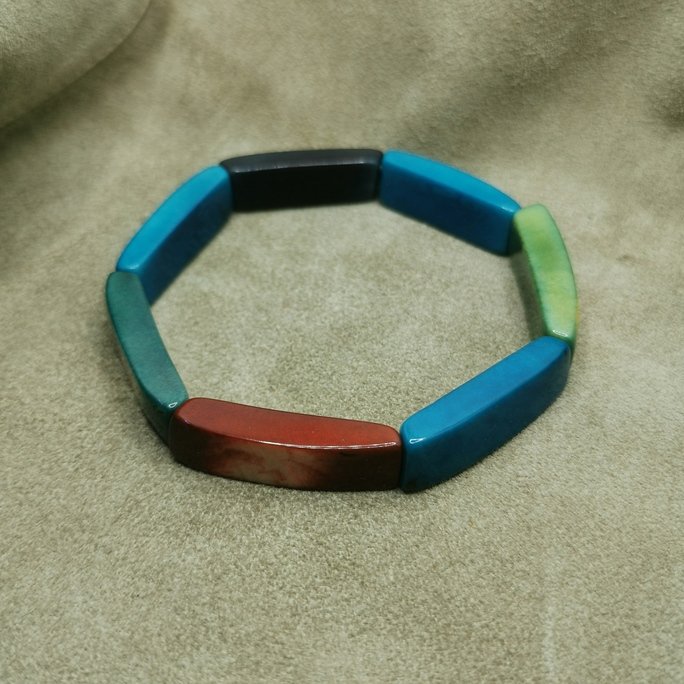 Bracciale in avorio vegetale - immagine 10
