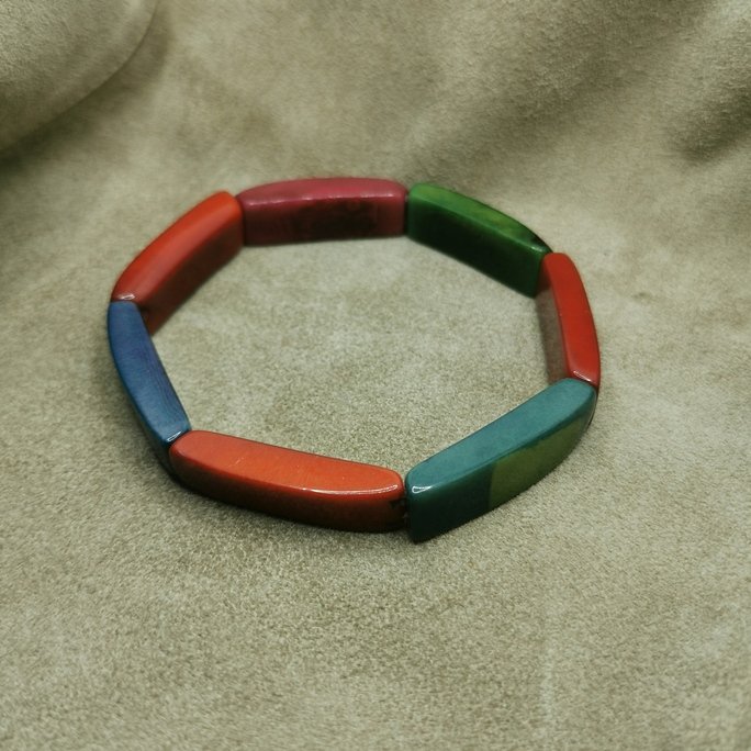 Bracciale in avorio vegetale - immagine 9