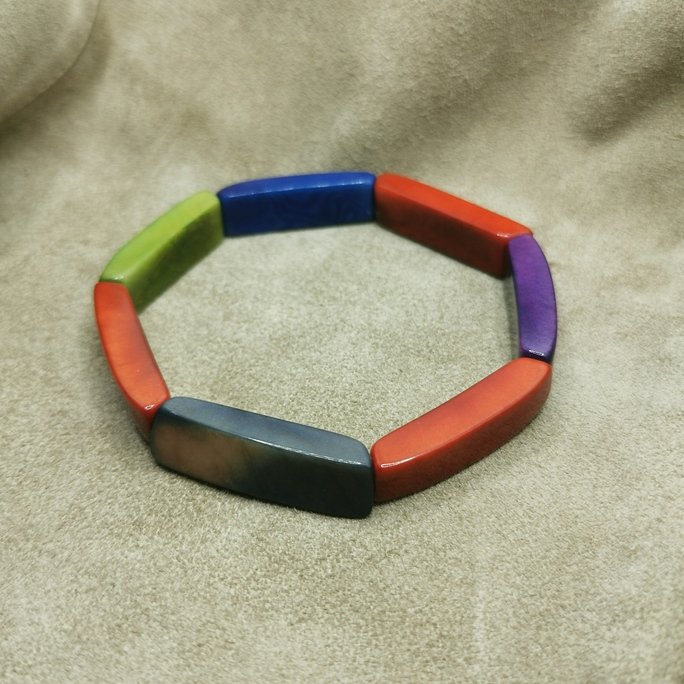 Bracciale in avorio vegetale - immagine 4
