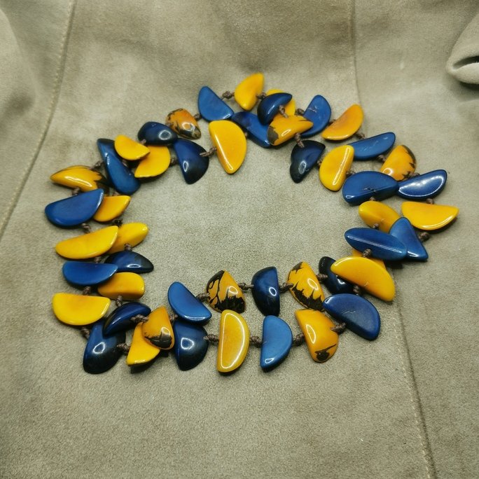 Collana in avorio vegetale - immagine 3