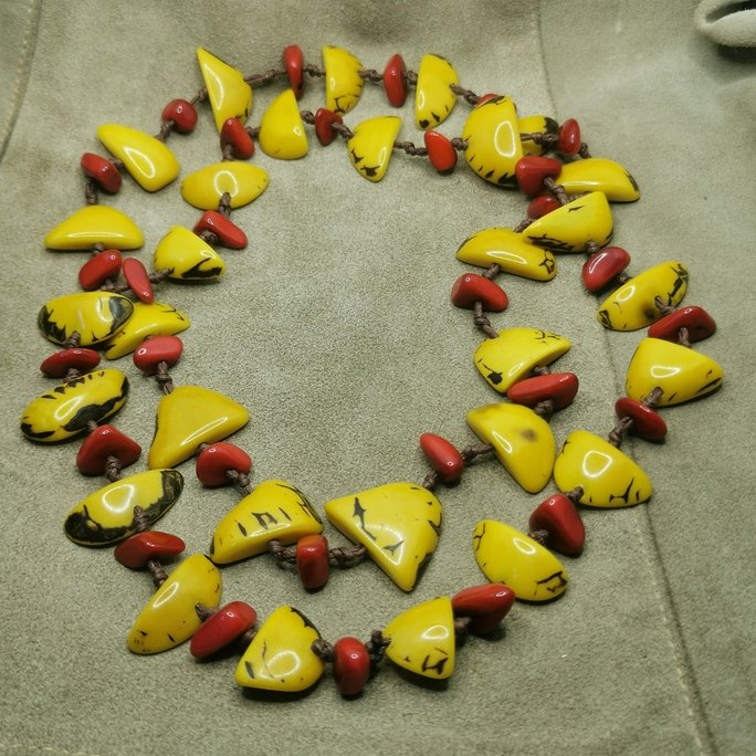 Collana in avorio vegetale - immagine 4