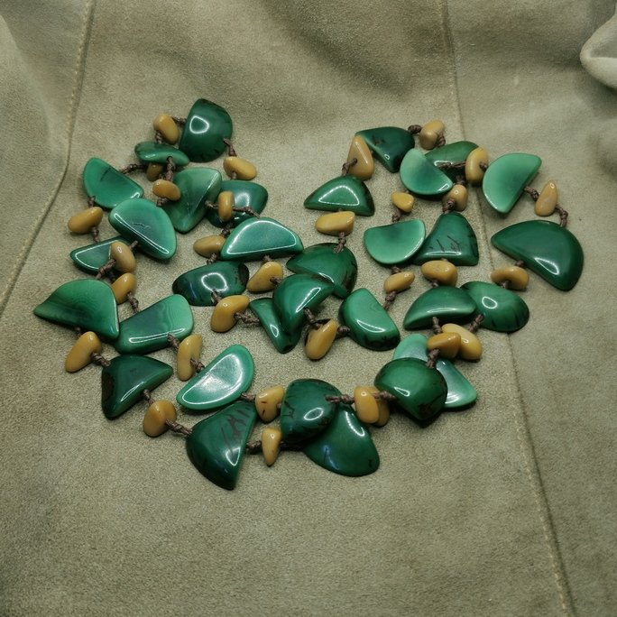 Collana in avorio vegetale - immagine 5