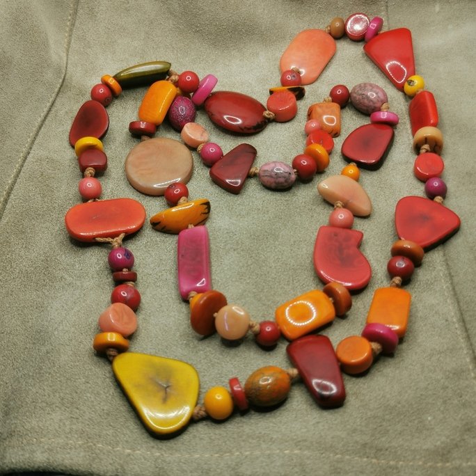 Collana in avorio vegetale - immagine 4