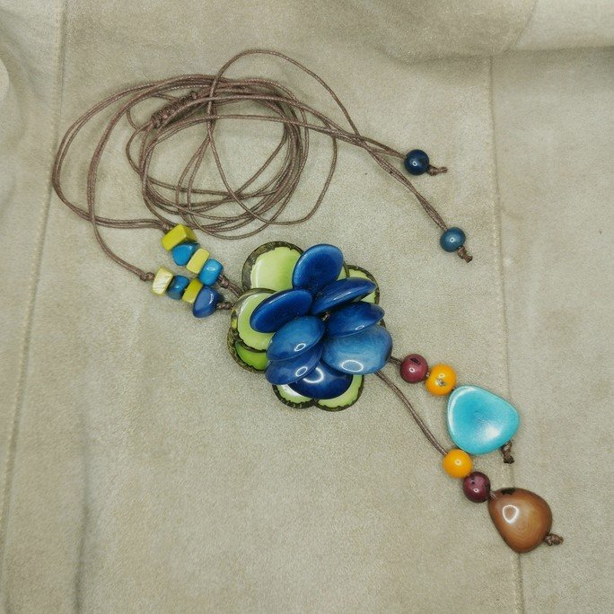 Collana in avorio vegetale - immagine 3