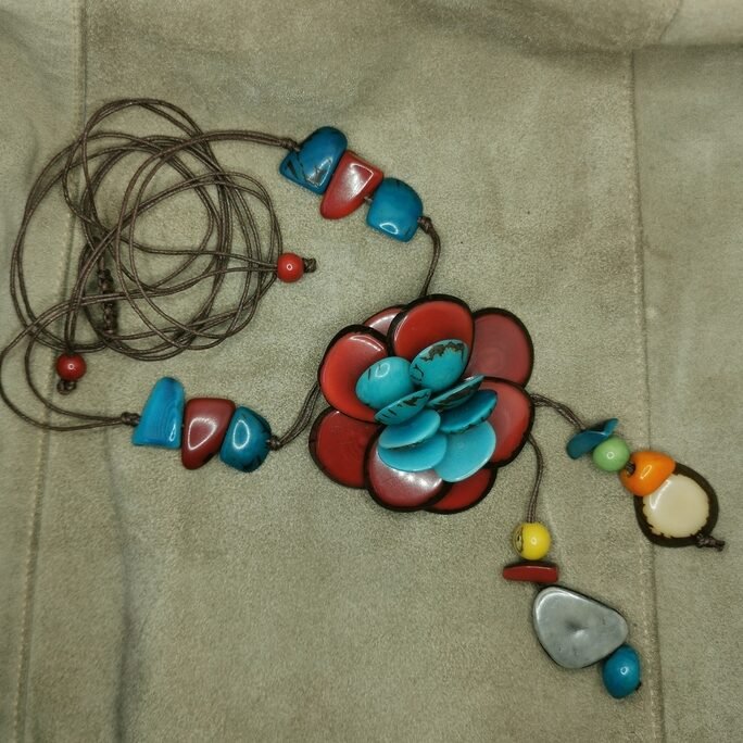 Collana in avorio vegetale - immagine 5