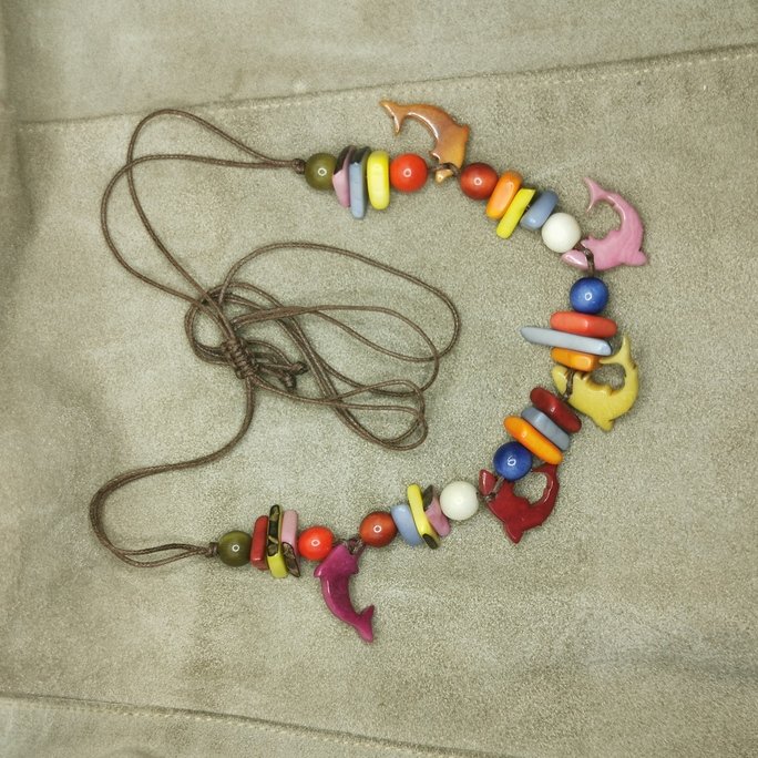 Collana in avorio vegetale - immagine 9